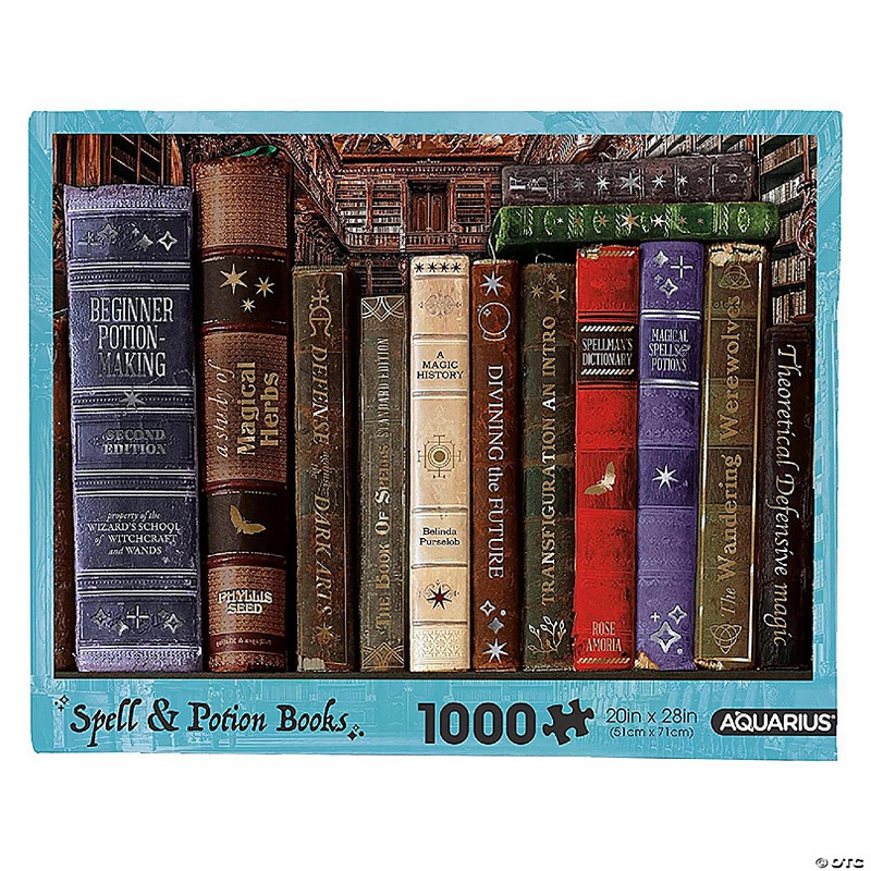 Spell and Potion Books 1000 Piece Jigsaw Puzzle