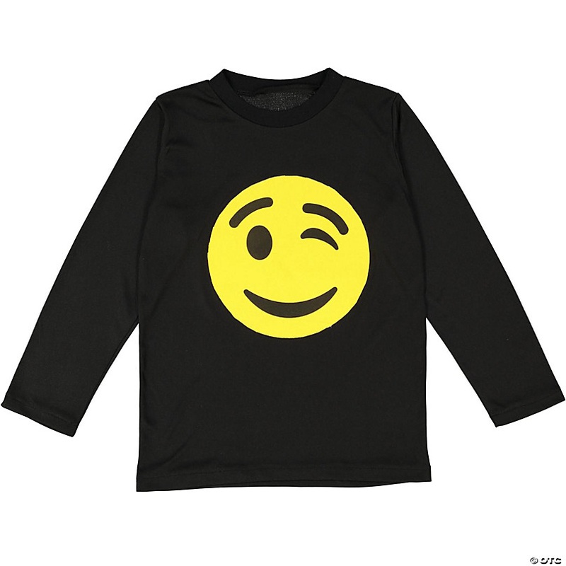 Winking Emoji T-Shirt - Kids XL