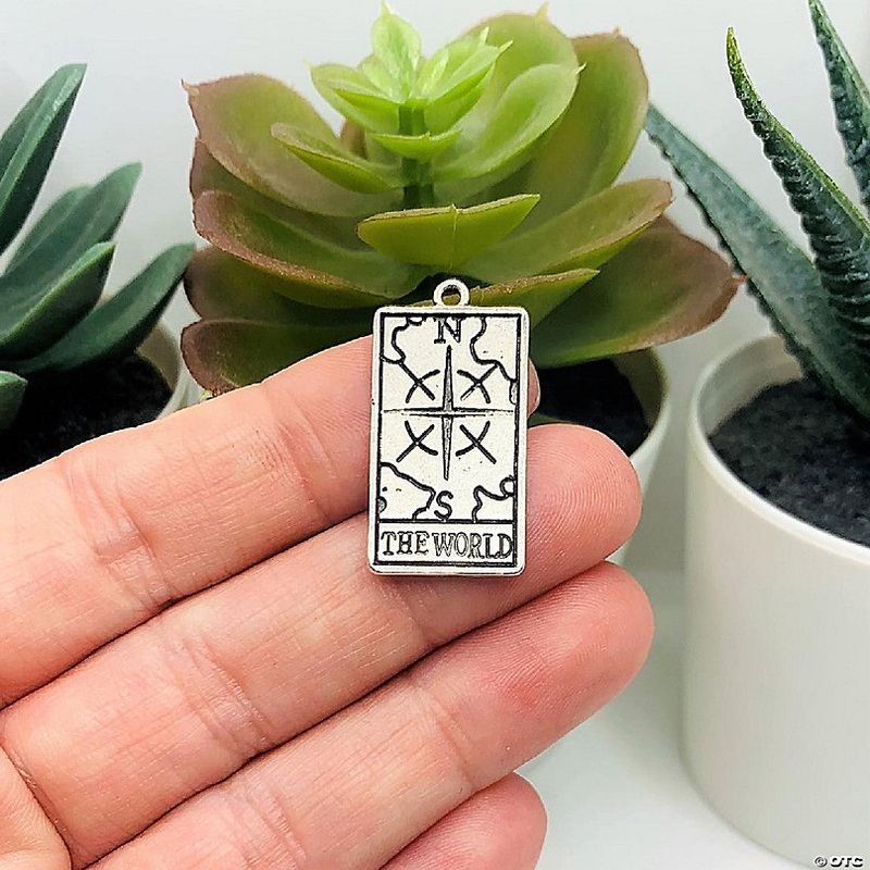 20 Pcs The World Tarot Card Charms