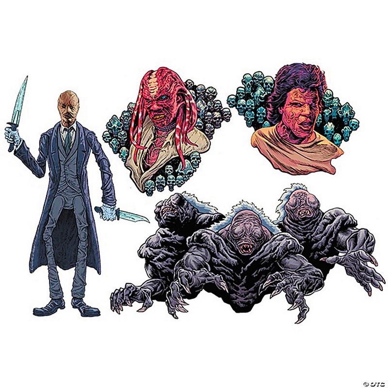 4 Pc. Clive Barkers Nightbreed Collection 1 Cutout Wall Decorations