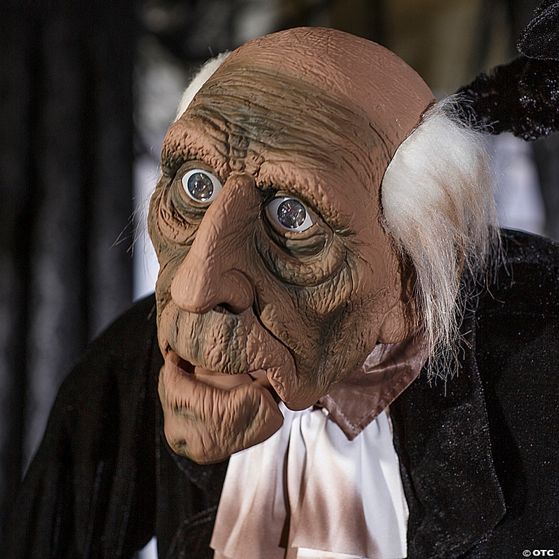 68 Animated Light-Up Butler Decoration