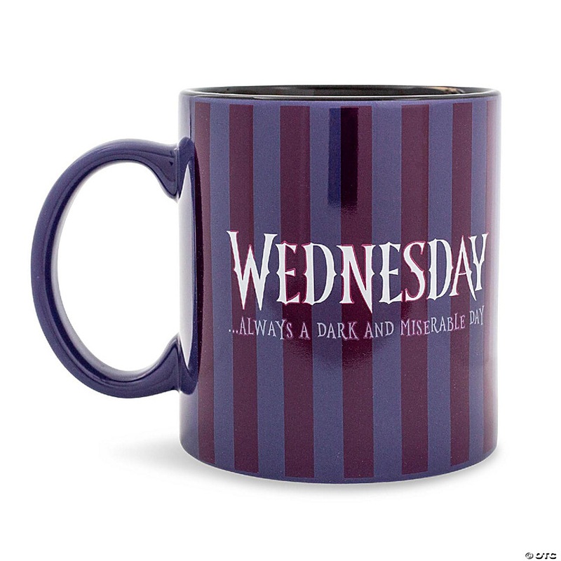 Addams Family Wednesday Cello Silhouette Ceramic Mug Holds 20 Ounces