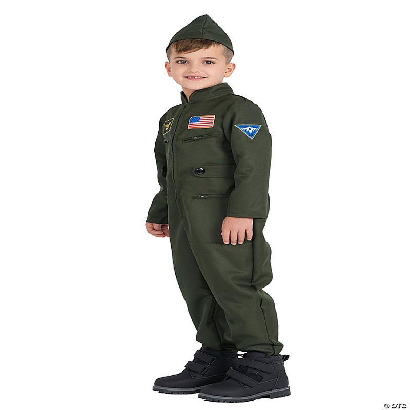 Fighter Pilot Costume - Kids Size S