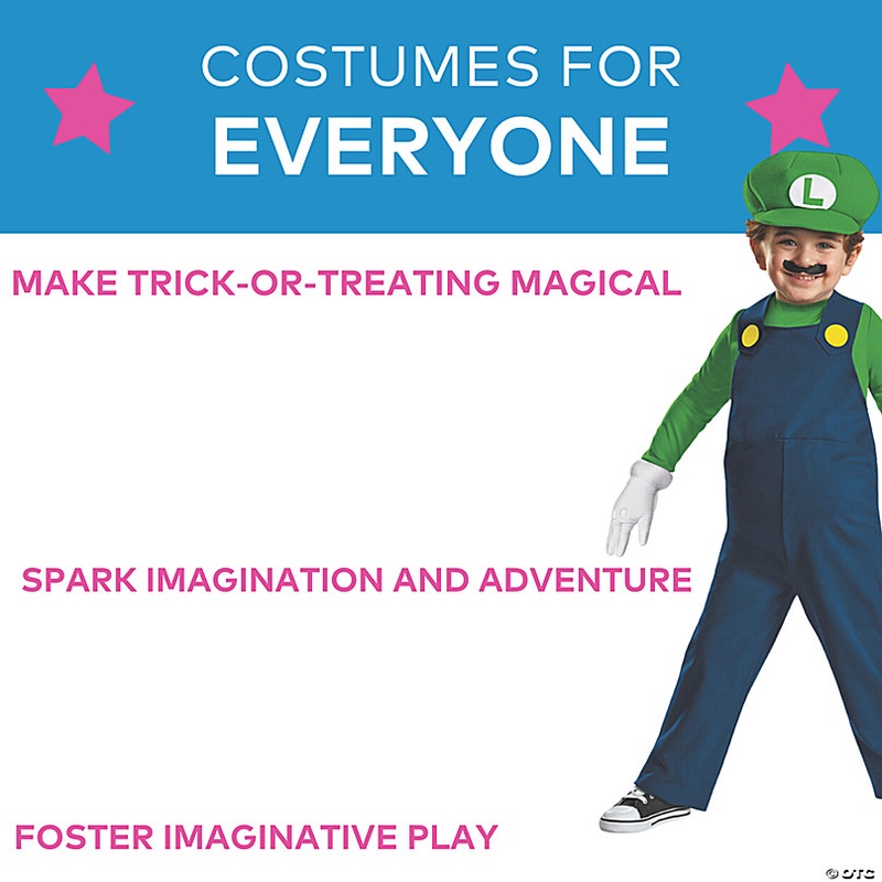 Toddler Super Mario Bros. Classic Luigi Costume - Medium 3T-4T