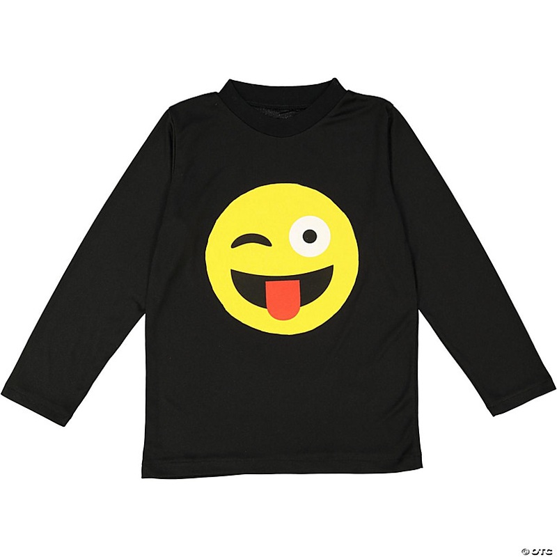 Tongue Out Emoji T-Shirt - Kids XL