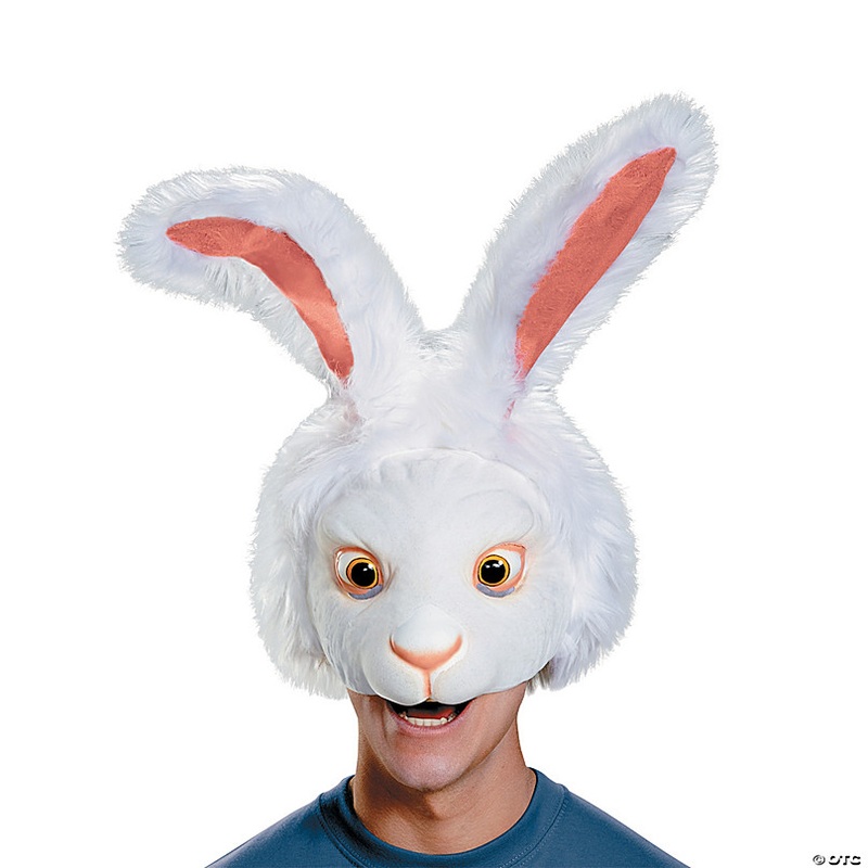 Adults White Rabbit Mask