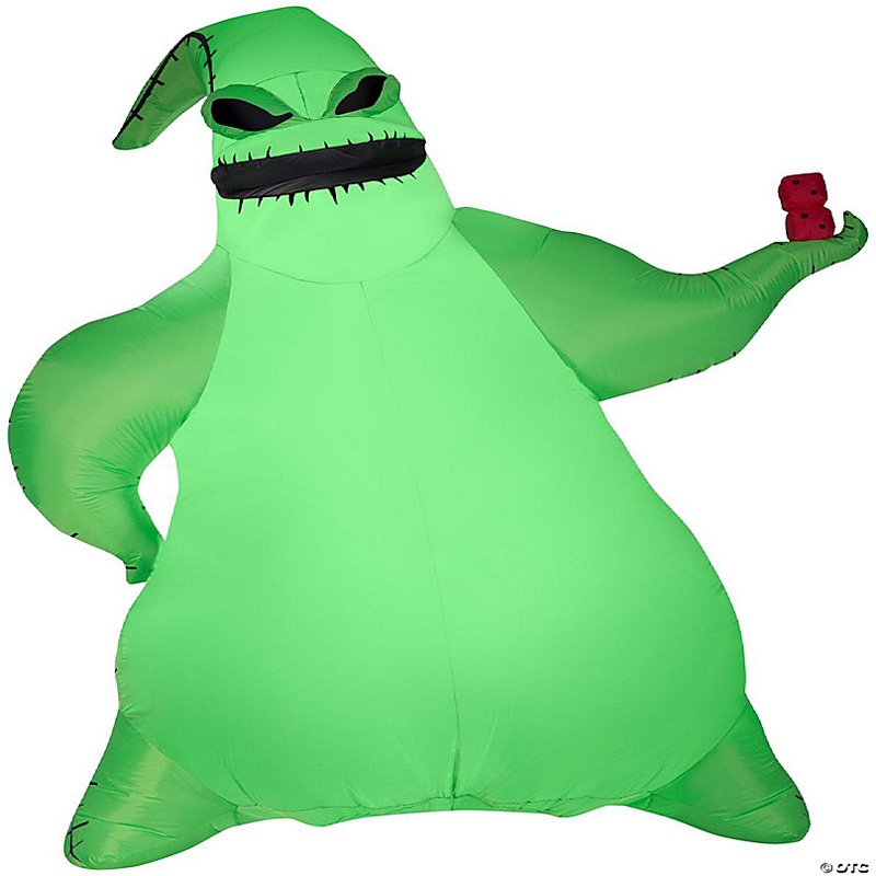 Gemmy Giant Airblown Inflatable Oogie Boogie  10.5 ft Tall  green