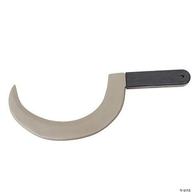 Oversized Sickle Plastic Costume Weapon