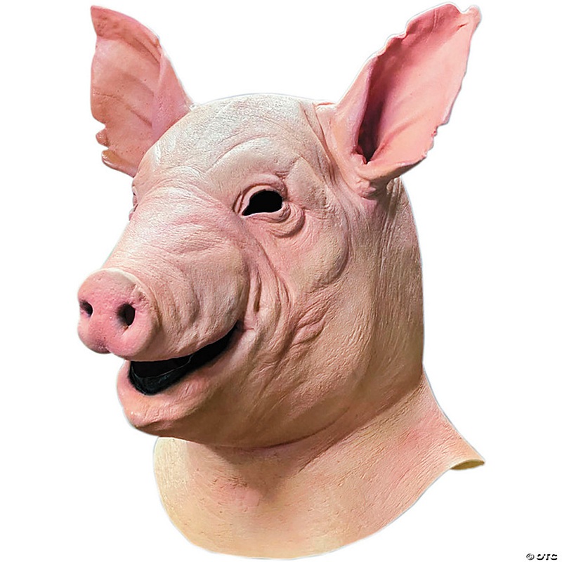 Spiral: from The Book of Saw Pig Overhead Latex Mask - One Size
