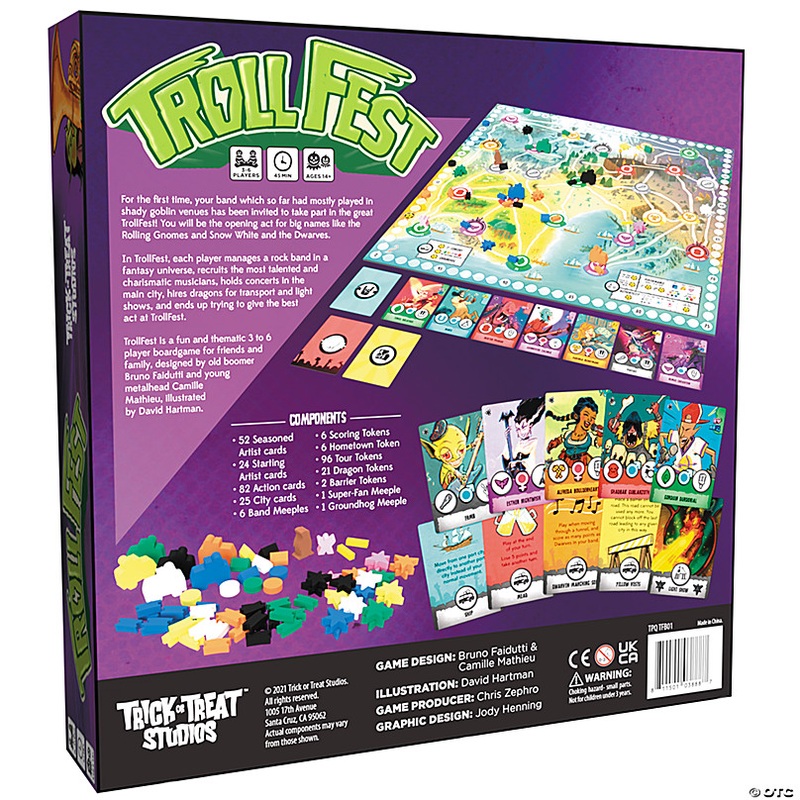 TrollFest Board Game for 3 to 6 Players