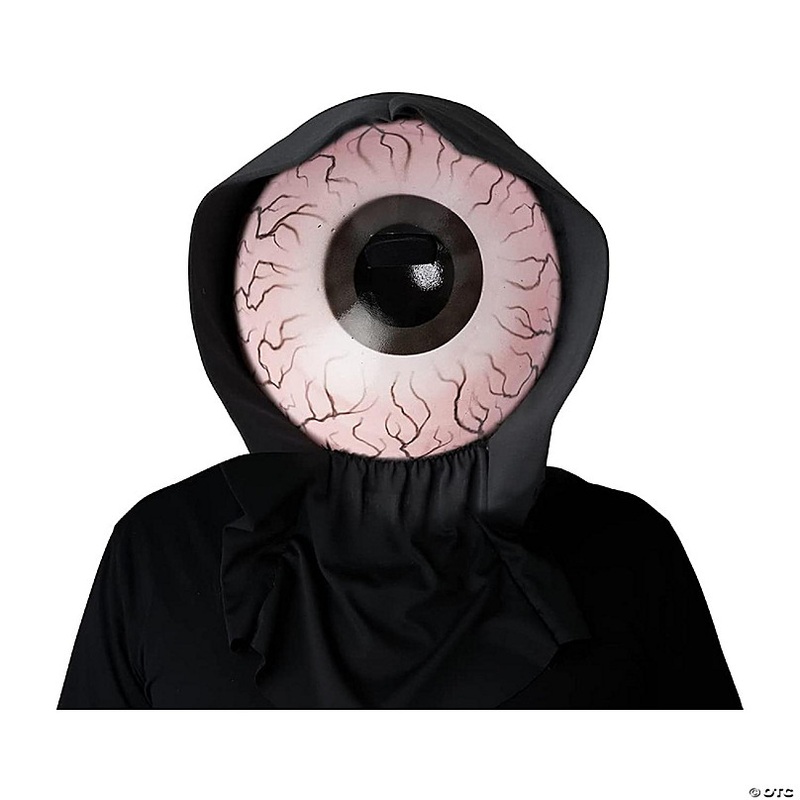White Optic Nerve Light-Up Adult Costume Mask