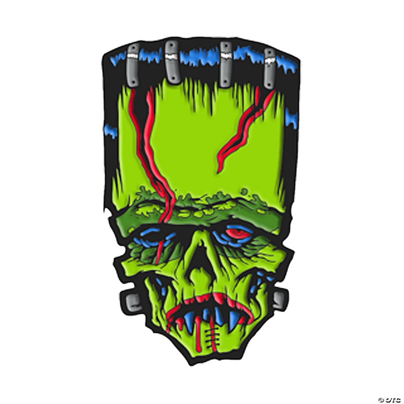 1 1/2 Toxictoons Frankeek Character Face Full-Color Enamel Pin