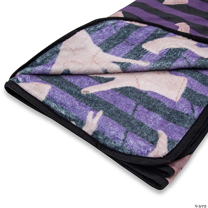 Addams Family Wednesday Thing Raschel Throw Blanket  45 x 60 Inches