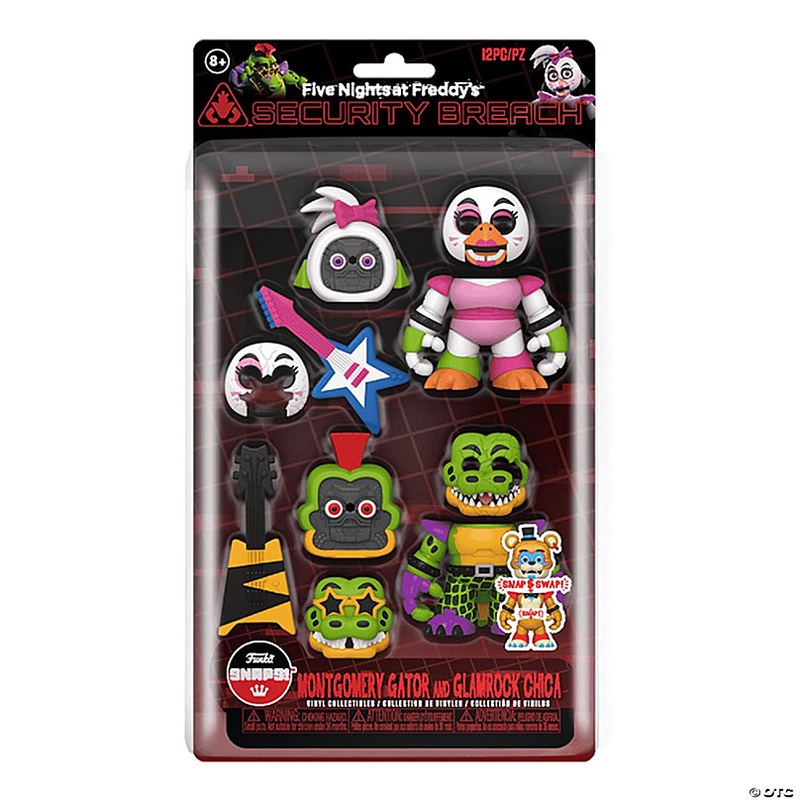 Five Nights at Freddy's Funko Snaps! Montgomery Gator and Glamrock Chica 2-Pack