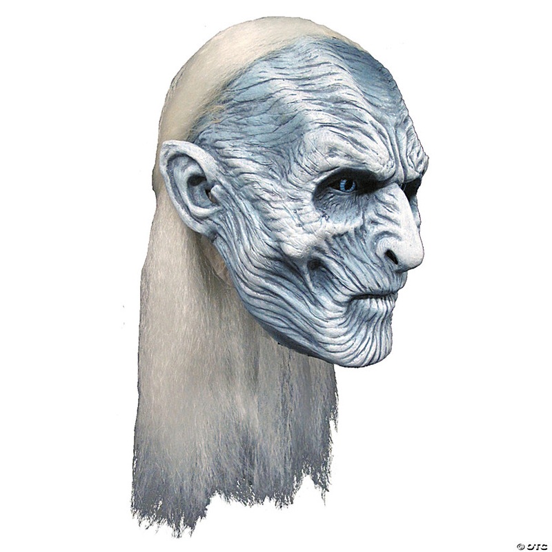 Game Of Thrones White Walker Latex Mask - One Size