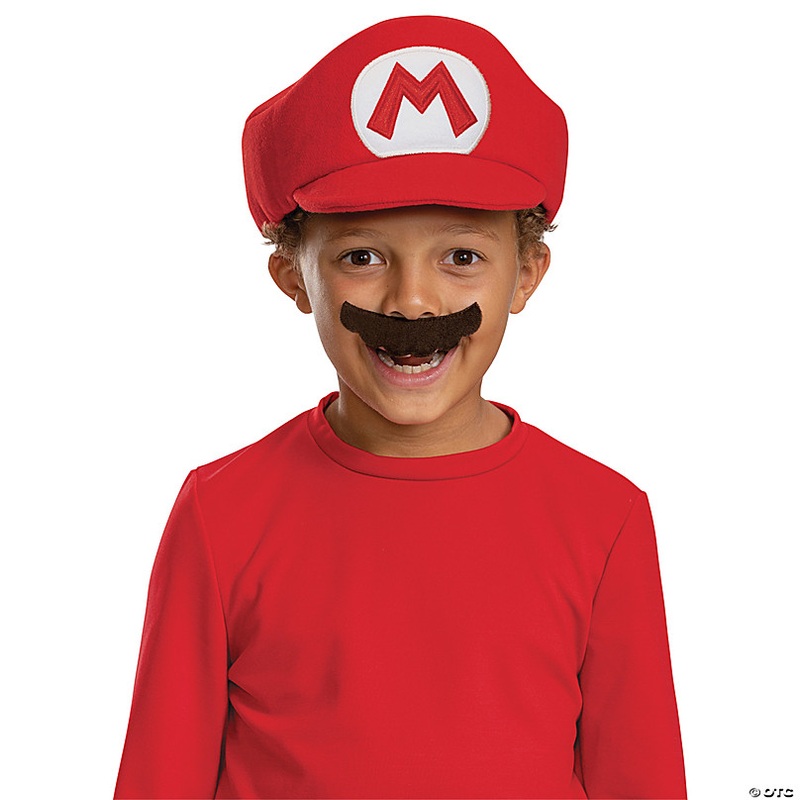 Kids Super Mario Bros. Elevated Mario Mustache Costume Accessory