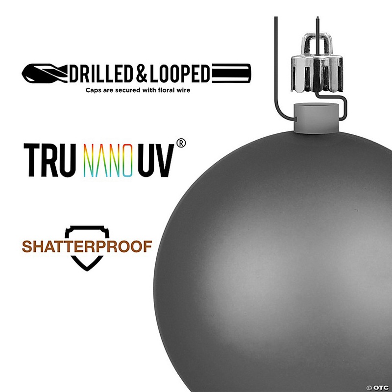 Vickerman 10 Purple Candy Ball Ornament