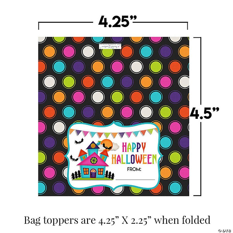 AmandaCreation Haunted House Bag Toppers 40pc.