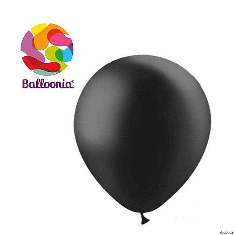 Balloonia - 5 - Metallic Black Balloons