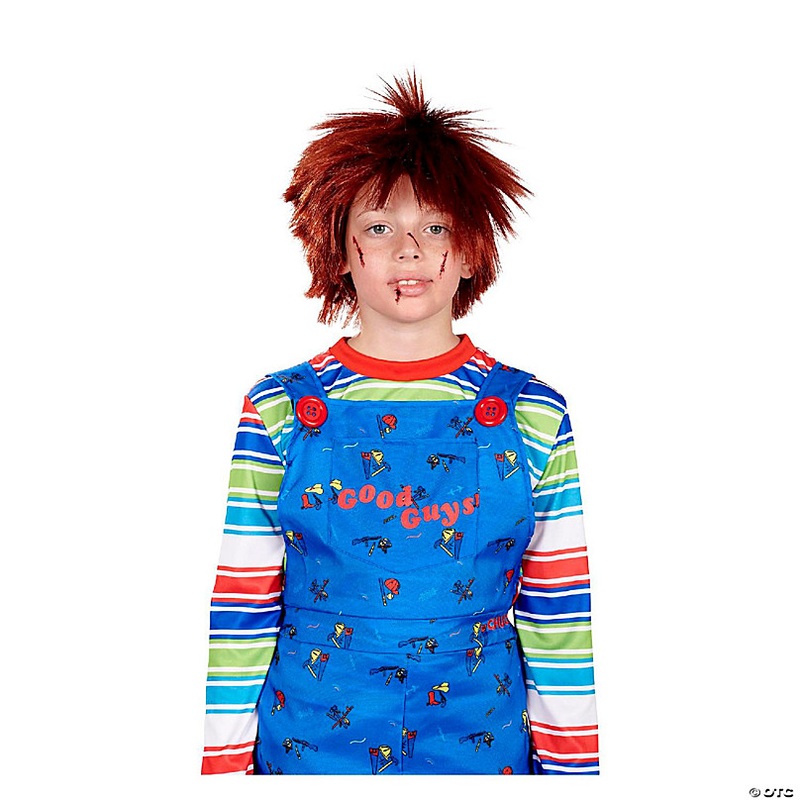 Evil Doll Child Costume Wig  One Size