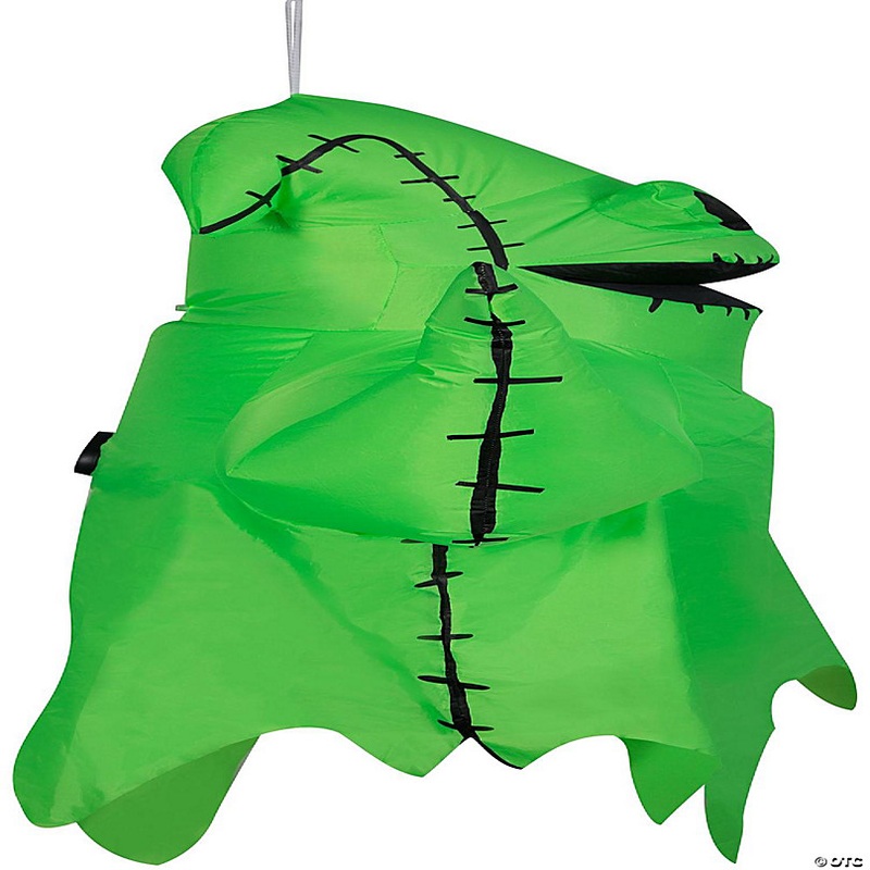 Gemmy Airblown Inflatable Hanging Oogie Boogie  4 ft Tall  Green