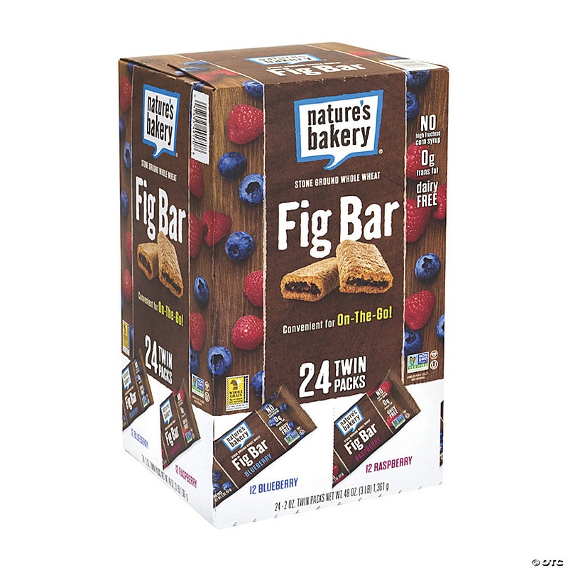 NATURE'S BAKERY Fig Bars Variety Pack - 24 Pieces