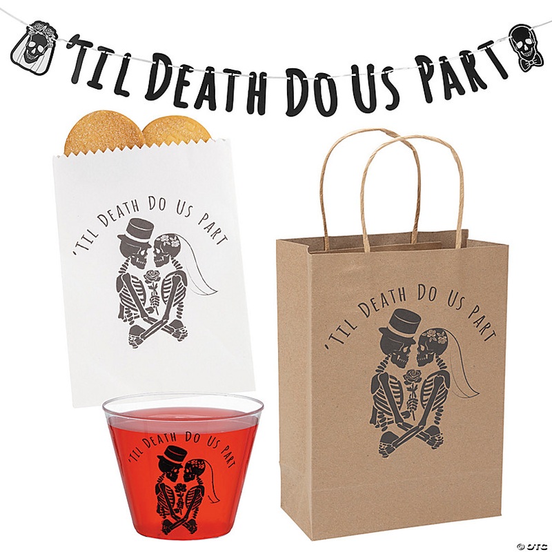 Til Death Do Us Part Disposable Party Decorating Kit - 149 Pc.