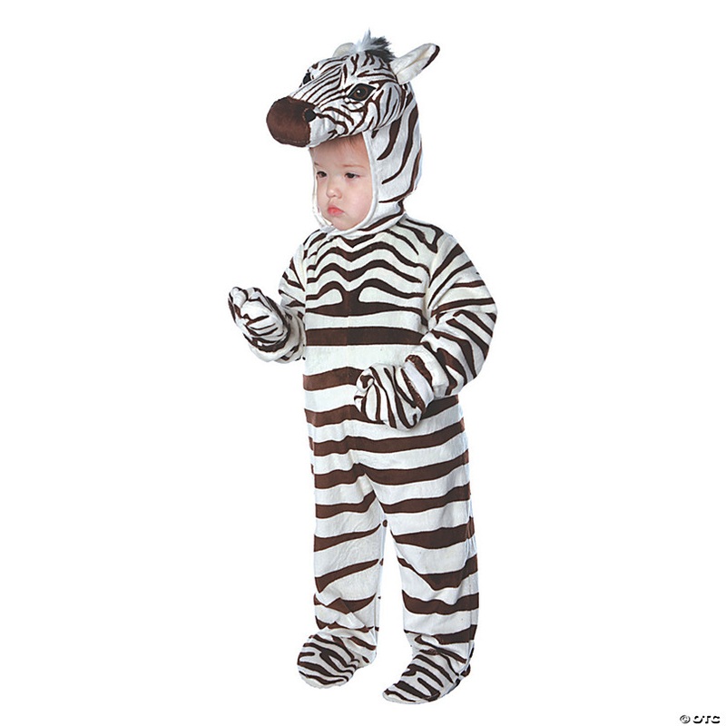 Toddler Zebra Jumpsuit Costume - 18-24 Months