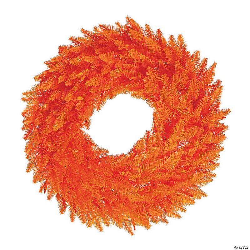 Vickerman 24 Orange Fir Christmas Wreath - Unlit