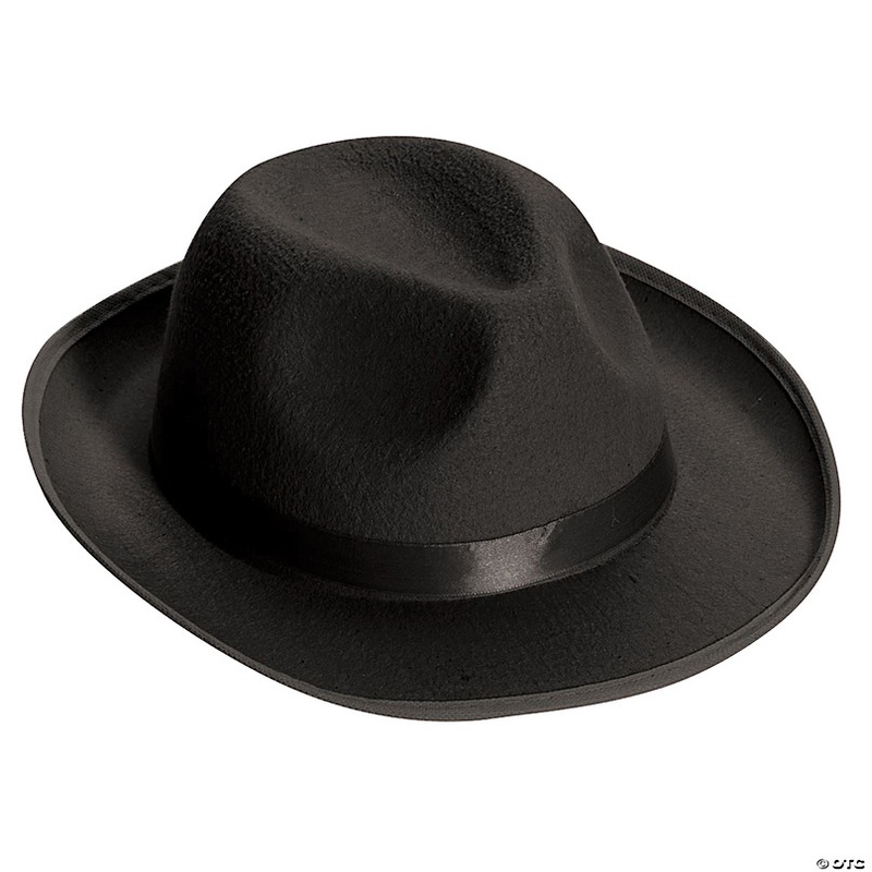 Adults Black Fedora