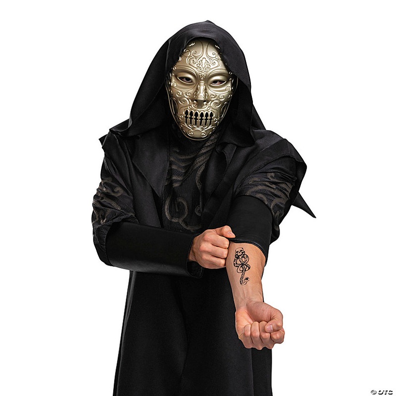 Adults Deluxe Harry Potter Death Eater Costume - XS/Small 30-36