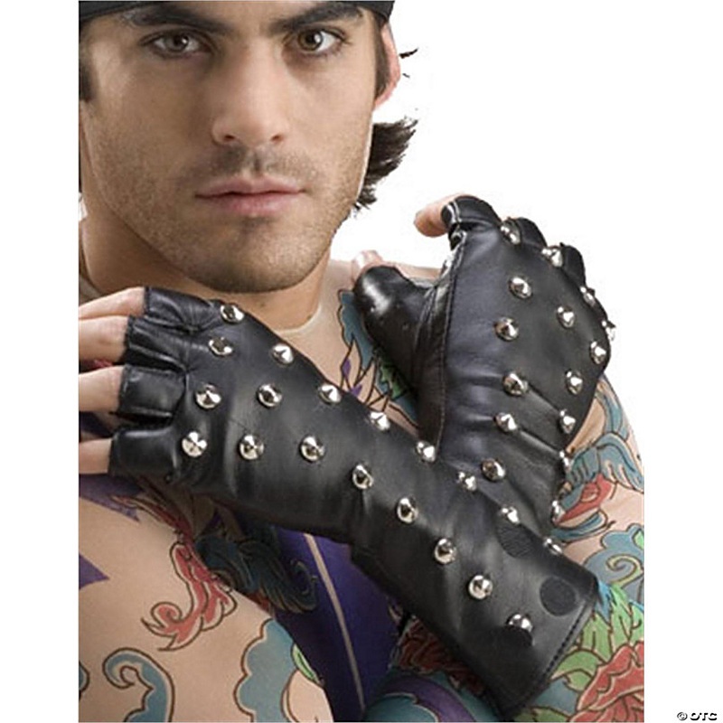 Forum Novelties Studded Fingerless Gloves