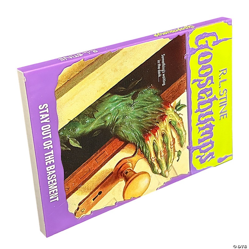 Goosebumps Stay Out of the Basement Book Cover Magnet