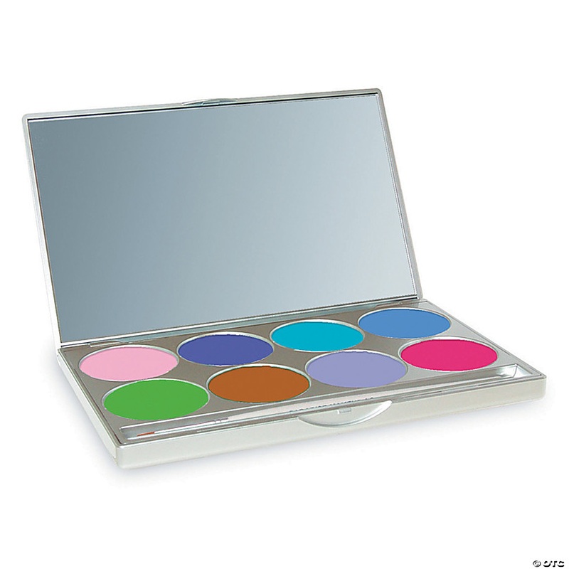 Mehron Paradise Makeup AQ 8-Color Refillable Palette Pastel