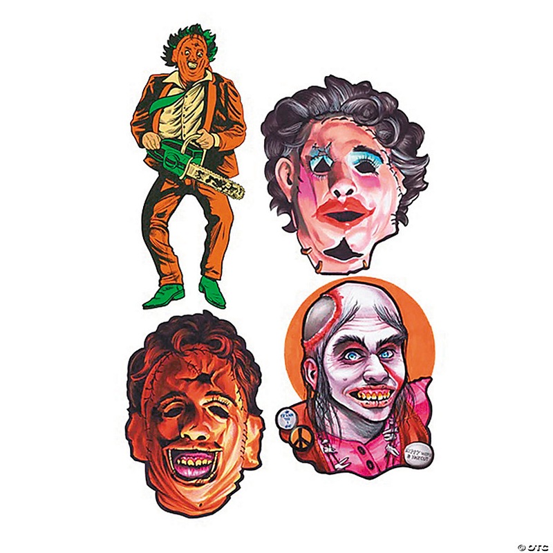 4 Pc. The Texas Chainsaw Massacre Cutout Wall Decorations - Series 1