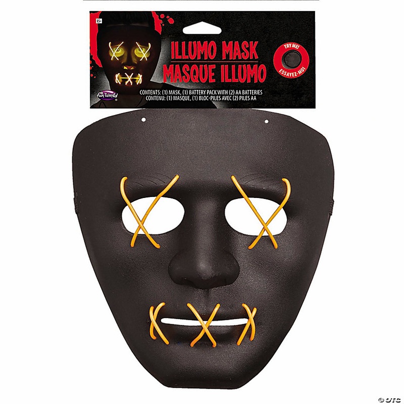 Adults Light-Up Illumo String Full Mask - One Size