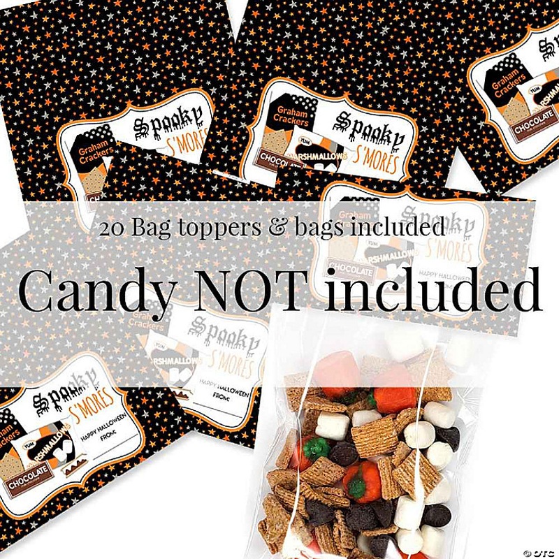 AmandaCreation Spooky S'more Bag Toppers 40pc.