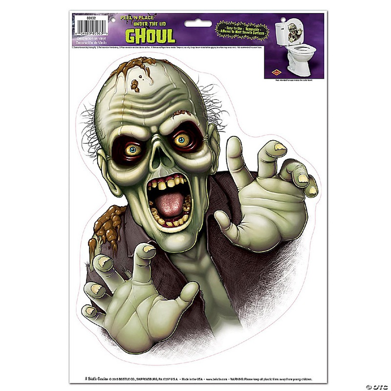 Beistle - Under The Lid Ghoul Peel 'N Place - 12 Pack
