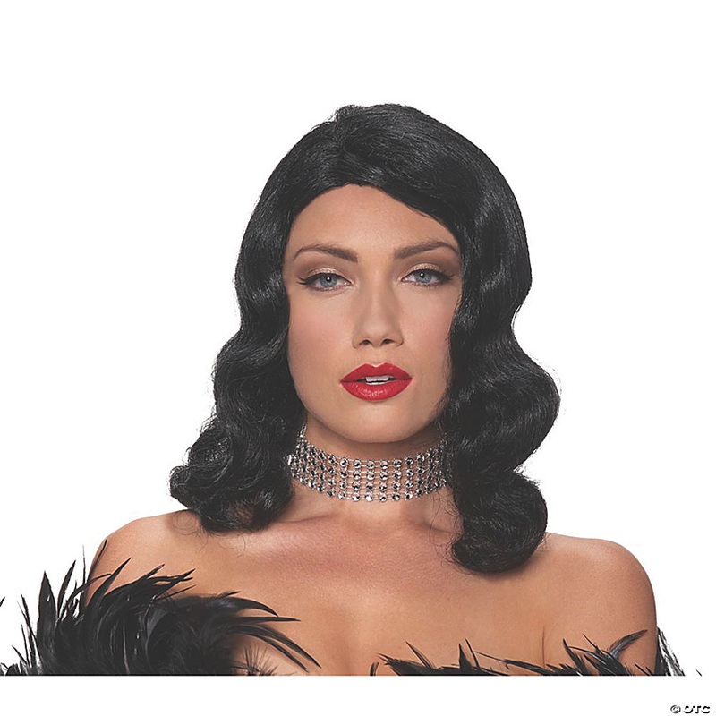 Black Wavy Femme Fatale Wig