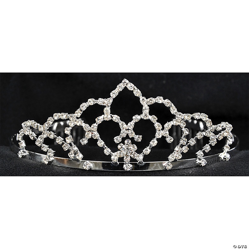 Kids Clear Rhinestone Single Point Tiara