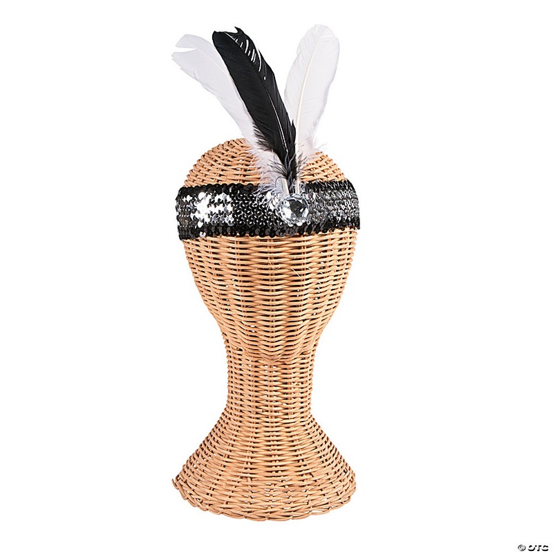 Polyester Roaring 20s Feathered Headpiece