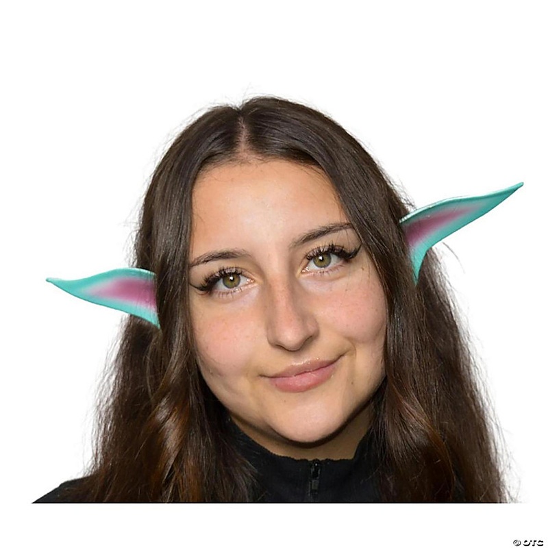 Purple Latex Pixie Flexi Costume Ears  Adult One Size