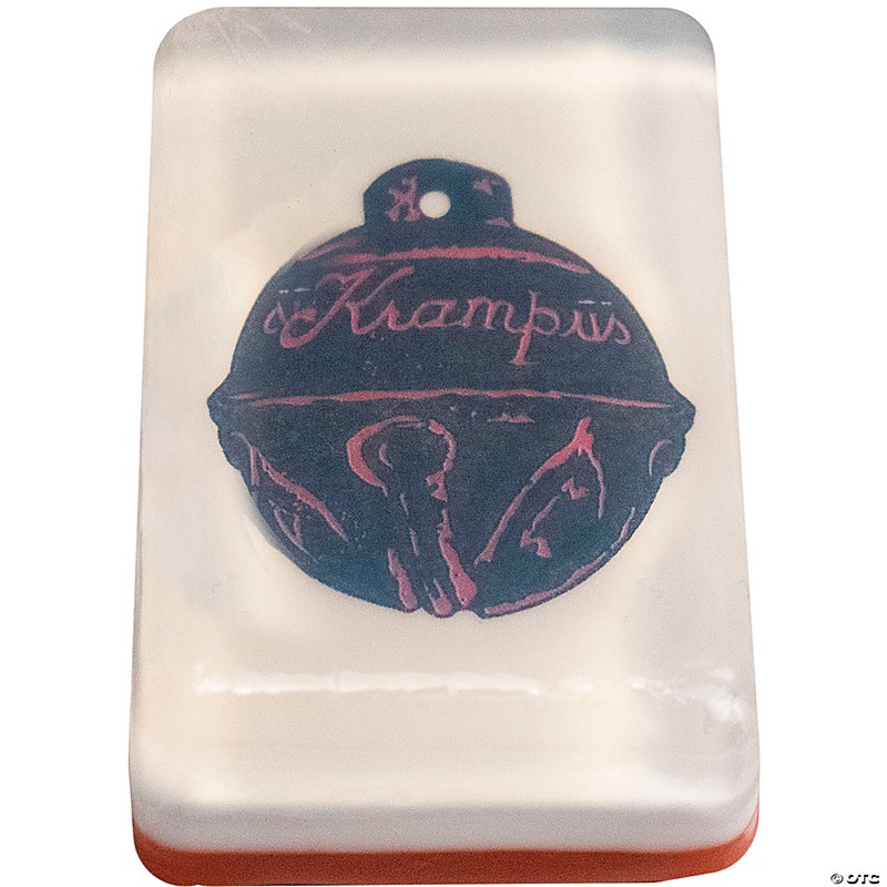 4.5 oz. Krampus Bell Image Soap Bar with Winter Bloom Scent