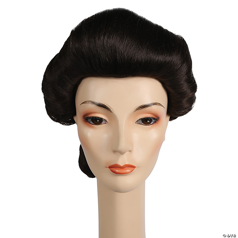 Adults Beauty Brown Ponytail with Curls Wig - Medium Chestnut Brown 6