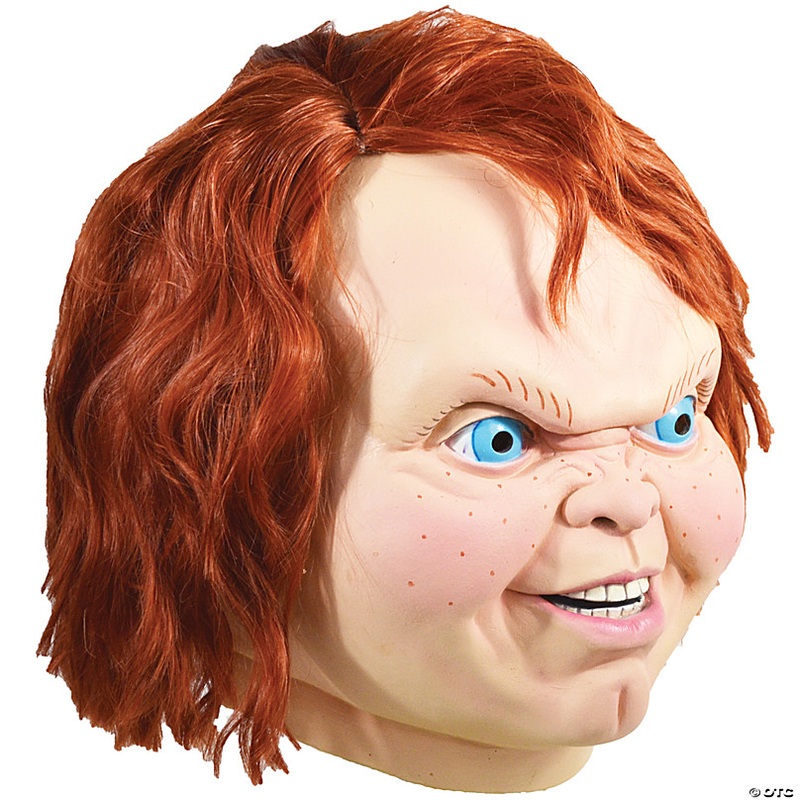 Adults Kids Play 2 Chucky Overhead Latex Mask - One Size