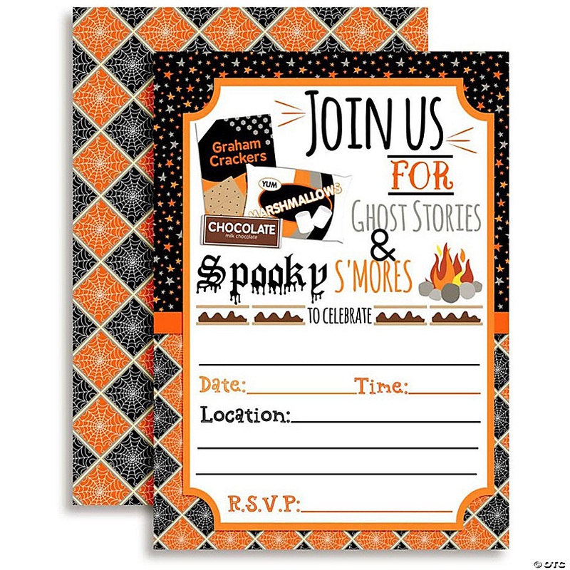 AmandaCreation Spooky Smores Invites 40pc.