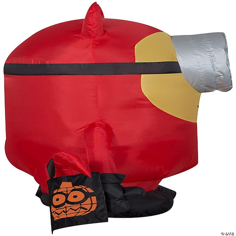 Gemmy Airblown Inflatable Minion Stuart in Devil Costume  3.5 ft Tall  Red