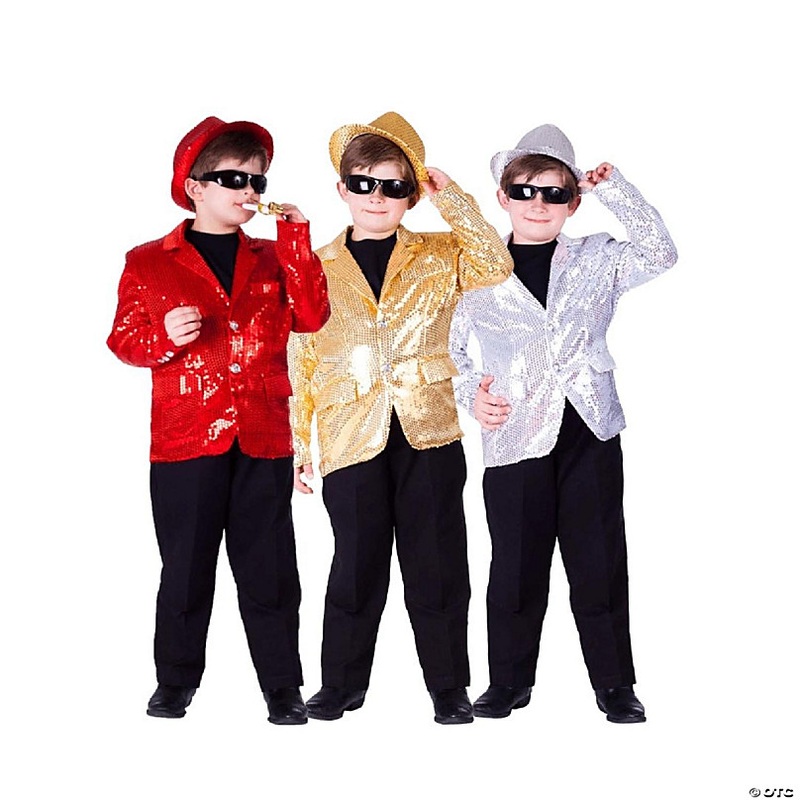 Gold Sequin Jacket - Kids S