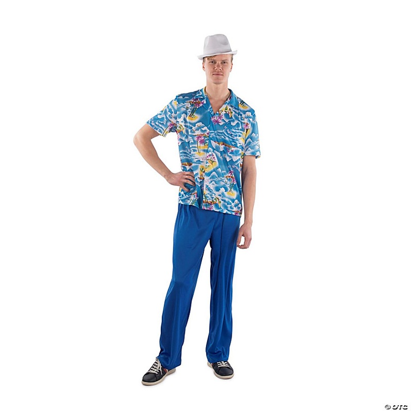 HAWAIIAN SHIRT AND PANTS SET - ADULTS L