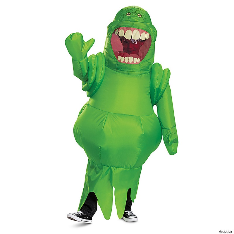 Kids Ghostbusters: Frozen Empire Slimer Inflatable Costume
